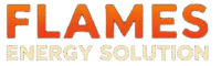 Flames Energy Solution Logo, Bio-mass Pallets, Sustainability.